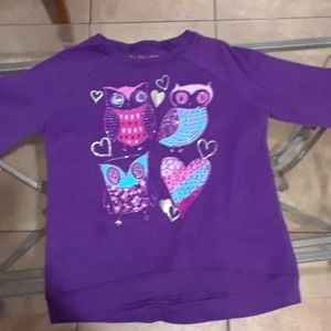 Purple hanes sweater (girls)